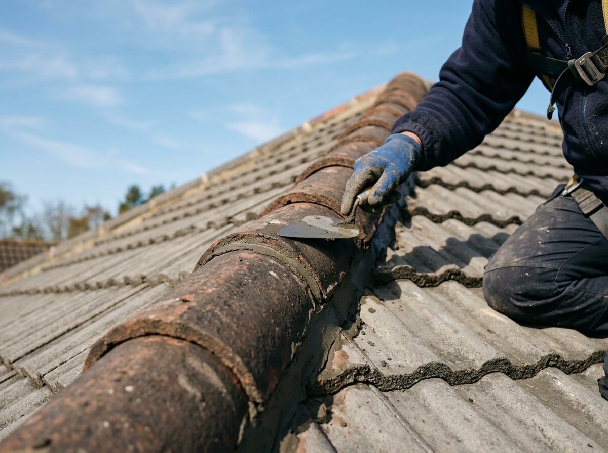 Ridge & Chimney Repairs example 3 — 1 Too 1 Roofing